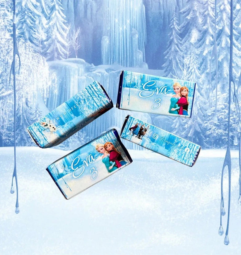 Boîte bonbons multicolores personnalisée Reine des Neiges pour événements mariage, fête entreprise, retraite, baby shower, gender reveal, anniversaire, 06, 13, 83, Nice, Saint Laurent du Var, France, DF Events