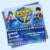 Carte anniversaire personnalisée Toupies Beyblade 06, Carte anniversaire personnalisée Toupies Beyblade 83, Carte anniversaire personnalisée Toupies Beyblade France, DF Events