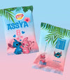 Paquet chips personnalisé theme stitch et angel anniversaire enfant Saint Laurent du Var, Nice, Cagnes sur Mer, Villeneuve, Vence, Antibes, Biot, Saint Jeannet, La Gaude, Colomars, La Colle sur Loup, Alpes Maritimes, Var, PACA, France