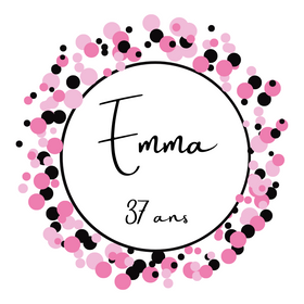 Box décoration personnalisée anniversaire rose et noir anniversaire Saint Laurent du Var, Nice, Cagnes sur Mer, Villeneuve, Vence, Antibes, Biot, Saint Jeannet, La Gaude, Colomars, La Colle sur Loup, Alpes Maritimes, Var, PACA, France