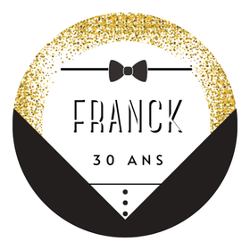 Box décoration personnalisée anniversaire homme nœud papillon Saint Laurent du Var, Nice, Cagnes sur Mer, Villeneuve, Vence, Antibes, Biot, Saint Jeannet, La Gaude, Colomars, La Colle sur Loup, Alpes Maritimes, Var, PACA, France